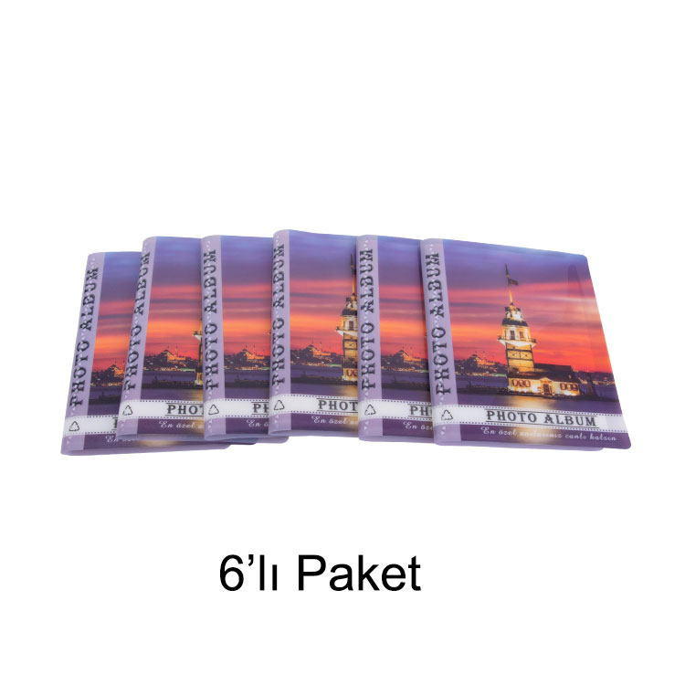 10x15cm Promosyon Fotoğraf Albümü - 6'lı Paket