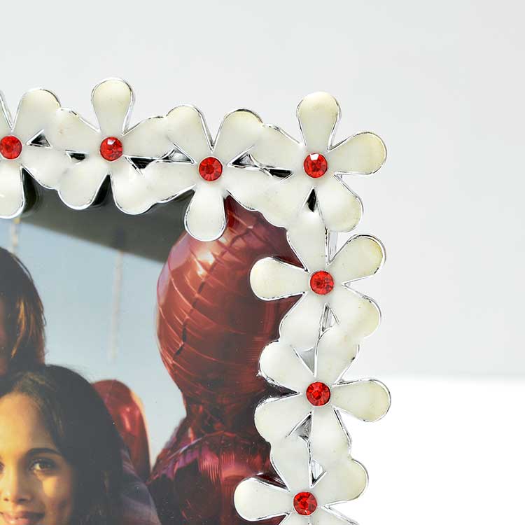 15x21 Çiçek Kenarlı Taşlı Çerçeve - Görsel 4