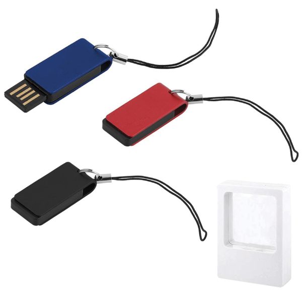 16 GB Döner Mekanizmali Alüminyum USB Bellek