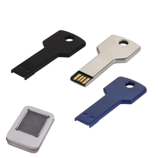 16 GB Metal Anahtar USB Bellek(Siyah)
