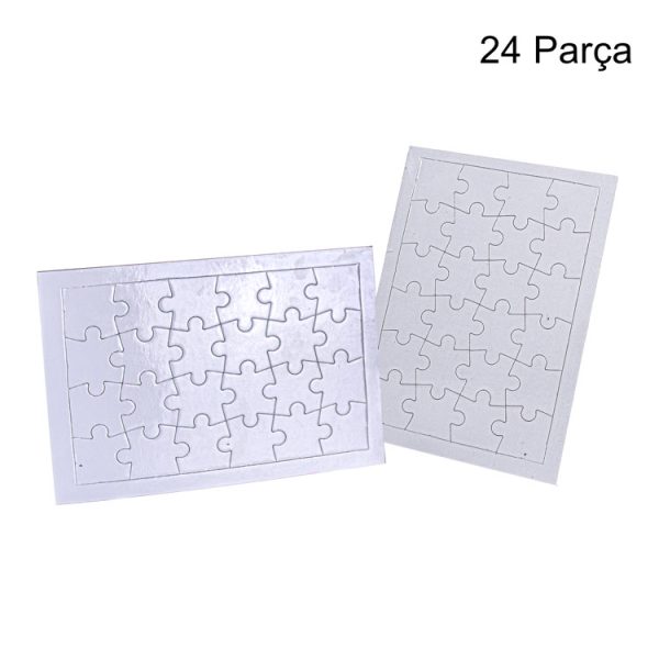 5'li Paket Dikdörtgen Puzzle A5 - 24 Parça