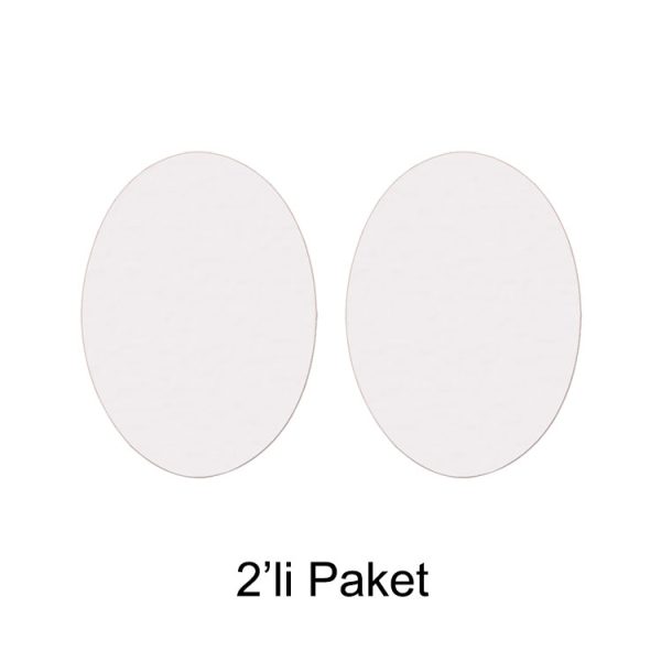 8x11,5cm Oval Seramik Fayans - 2'li Paket