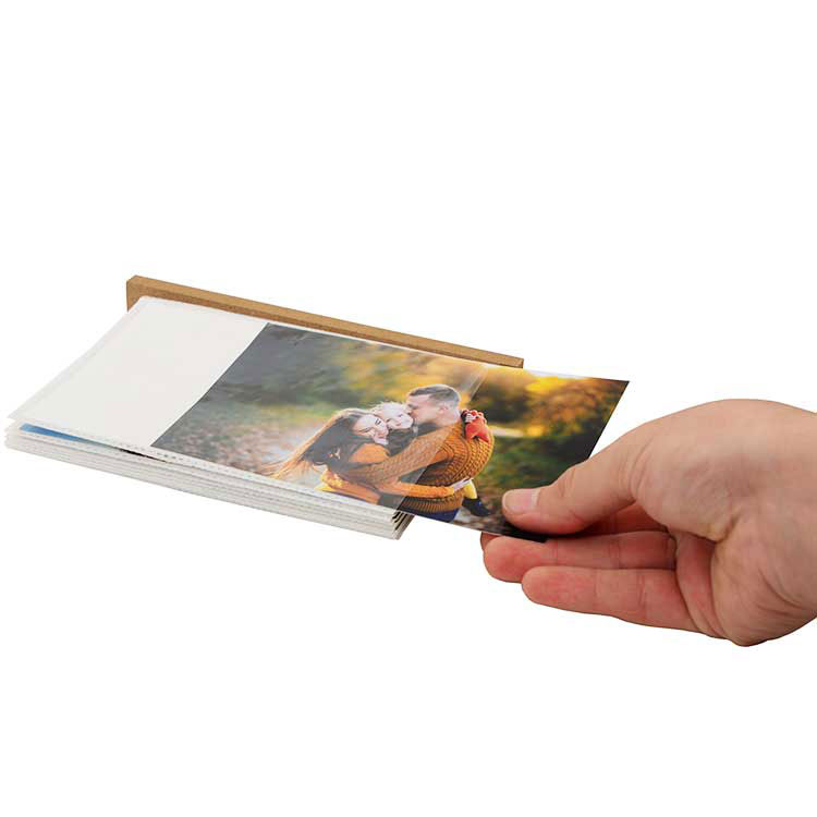 Doğal Ahşap Pencereli Çekmeceli Fotoğraf Albümü - Görsel 5