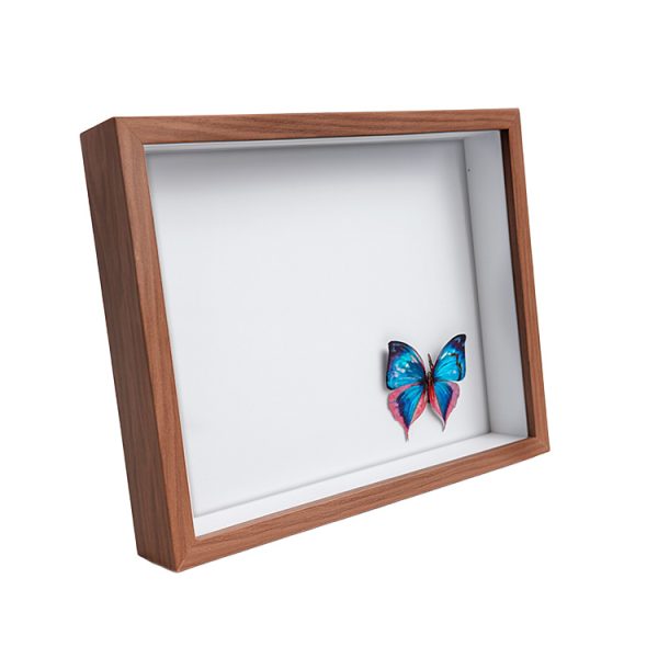 Ahşap Kahverengi Derin Çerçeve Kutu - 22x27cm
