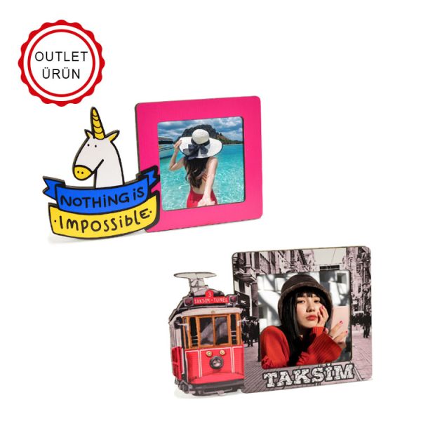 Ahşap Pola Fotoğraf Çerçevesi - 9x10cm