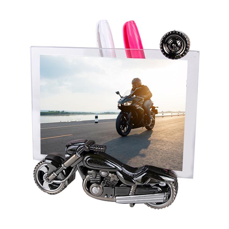 Cam Motosiklet Fotoğraf Çerçevesi - Görsel 3