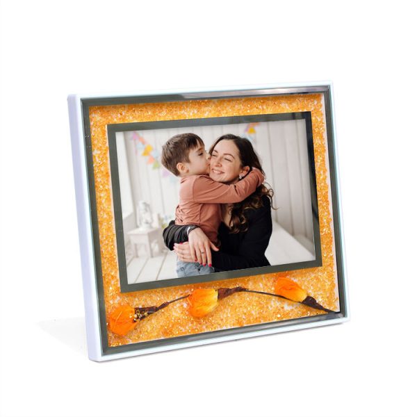 Gold Güllü Fotoğraf Çerçevesi - 15x20cm