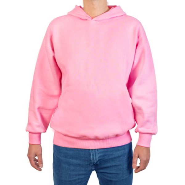 Kapşonlu Pembe Sweatshirt