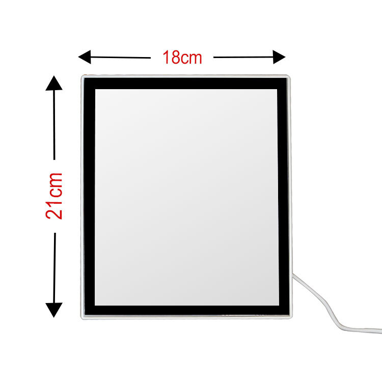 Led Işıklı Kuru Çiçekli Çift Fotoğraflı Sihirli Ayna - Görsel 3