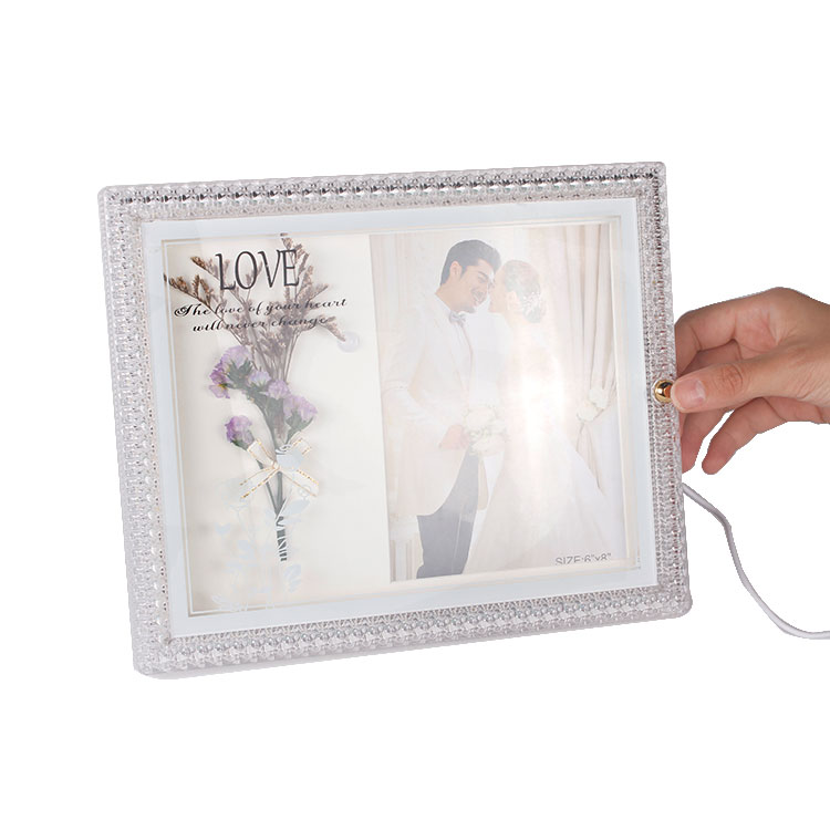 LED'li Çiçekli Fotoğraf Çerçevesi - Görsel 4