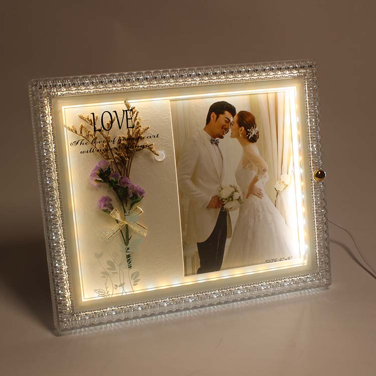 LED'li Çiçekli Fotoğraf Çerçevesi - Görsel 6
