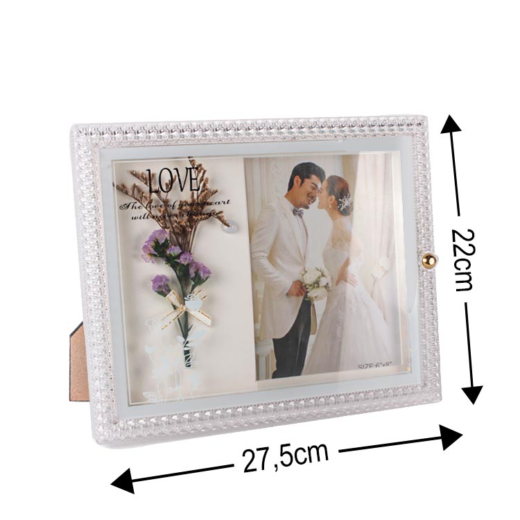 LED'li Çiçekli Fotoğraf Çerçevesi - Görsel 3