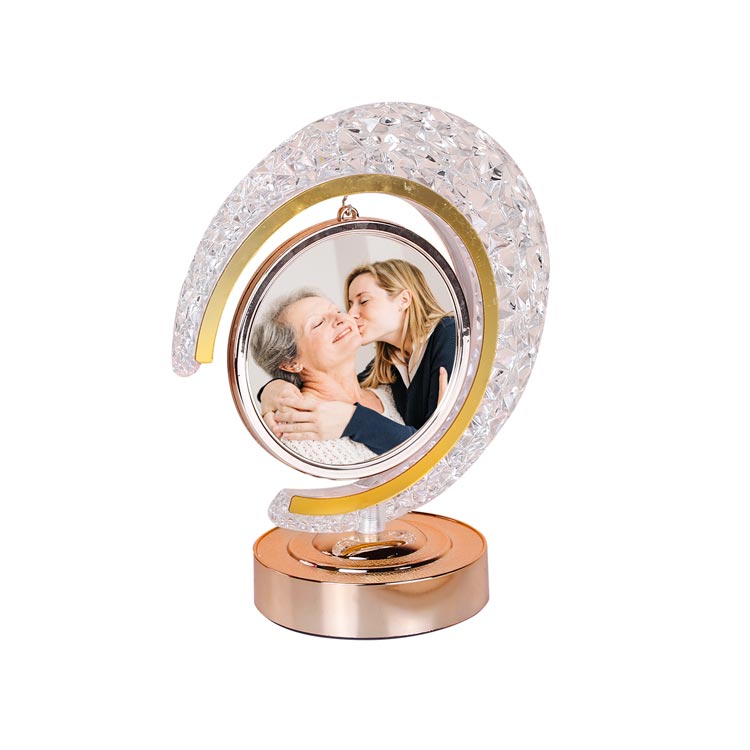 LED'li Kristal Hilal Fotoğraf Çerçevesi - Görsel 2