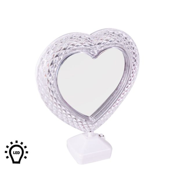 Led'li Kristal Kalpli Sihirli Ayna