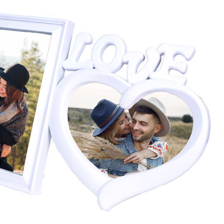 2'li Love Fotoğraf Çerçevesi - 10x15- 15x21cm - Görsel 2