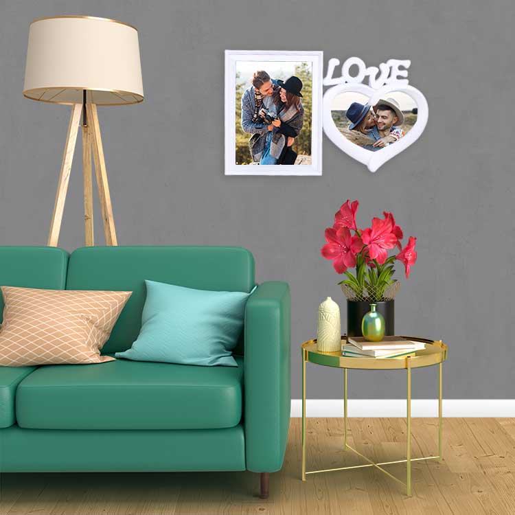 2'li Love Fotoğraf Çerçevesi - 10x15- 15x21cm - Görsel 5
