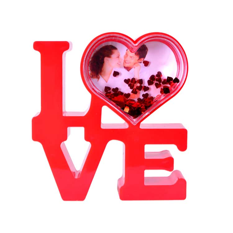 Love Fotoğraflı Kar Küresi - Görsel 10