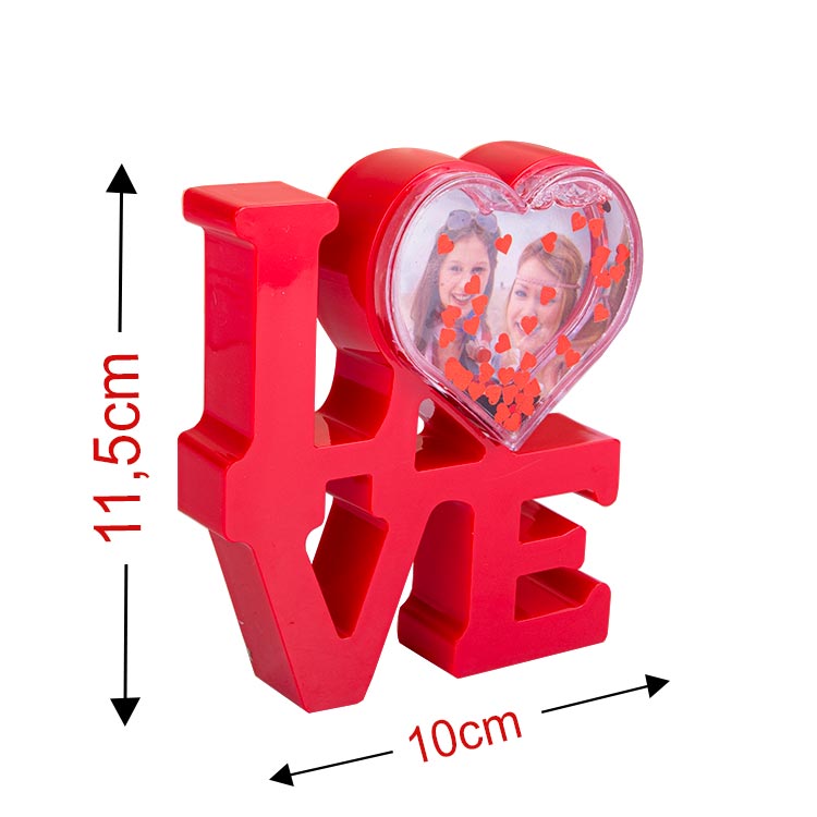 Love Fotoğraflı Kar Küresi - Görsel 5