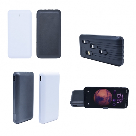 Powerbank 10000 mAh Mobil Siyah Şarj Cihazı