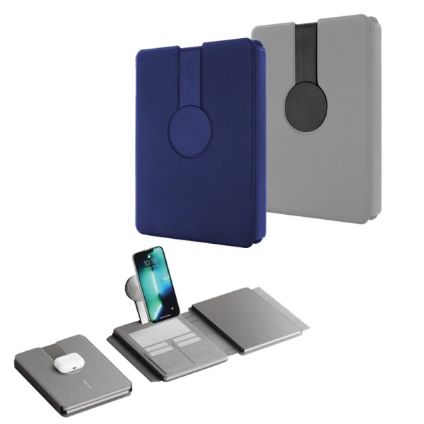 Powerbank 5000 mAh Wireless Organizer (Lacivert)