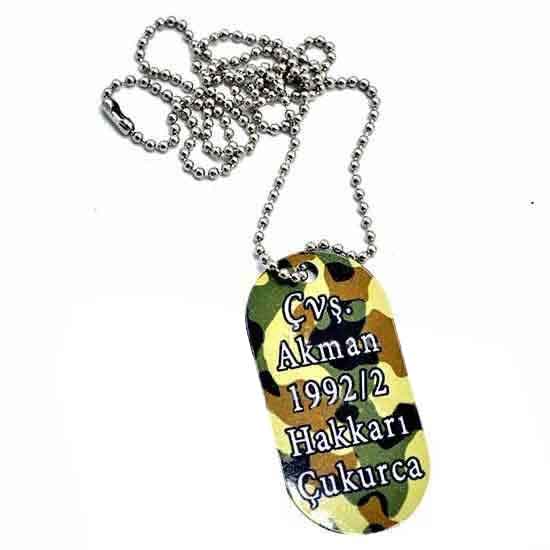 Çift Taraflı Asker Künyesi