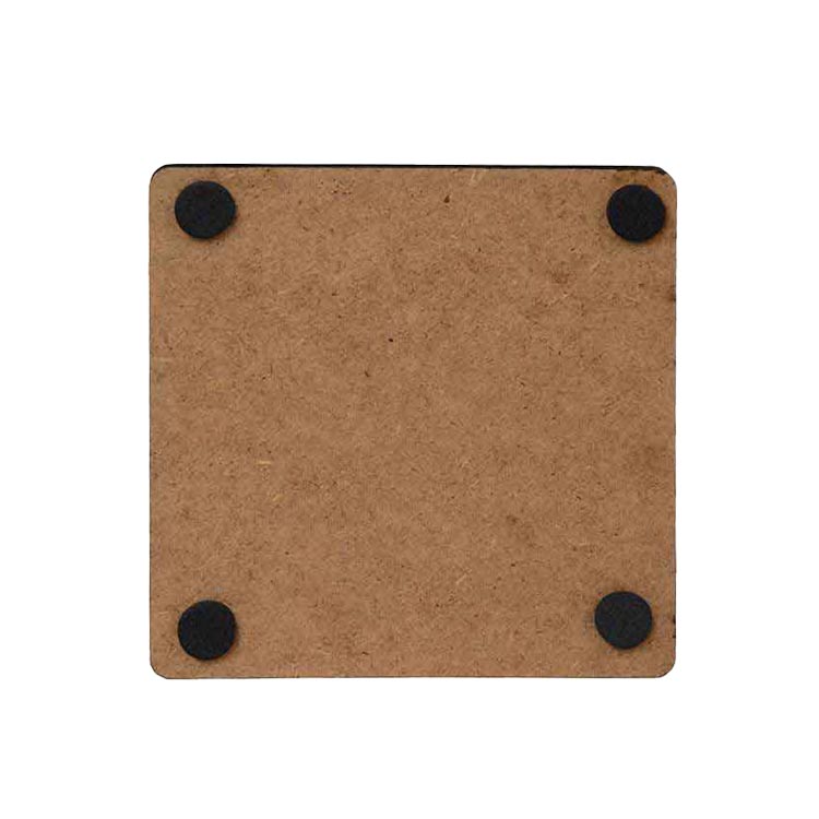 Adf Kare Bardak Altlığı 9x9cm - 5'li Paket - Görsel 4