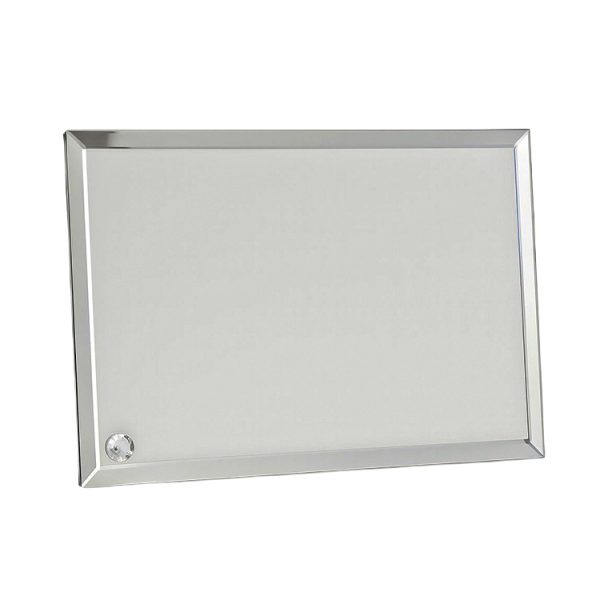 Aynalı Kristal Cam Çerçeve - 18x23cm