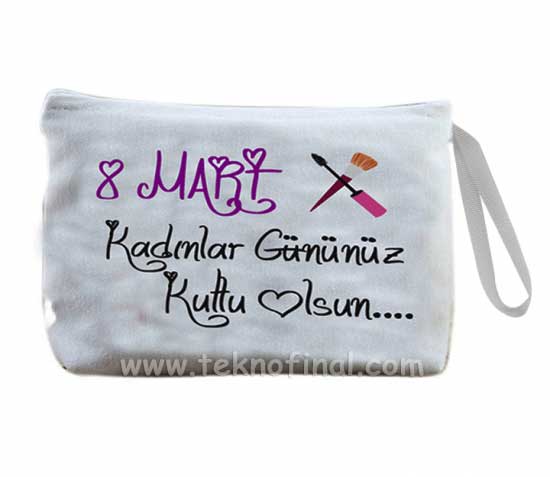 Beyaz Bayan El Cüzdanı