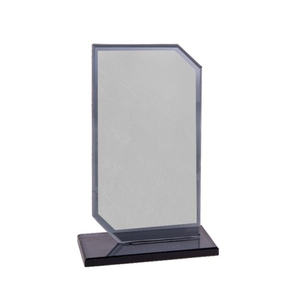 Füme Kristal Cam Plaket
