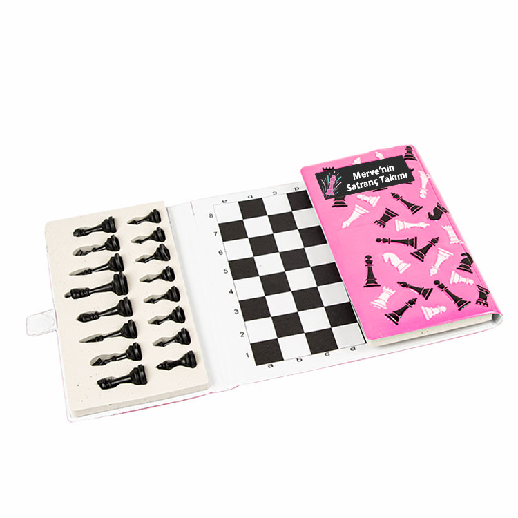 Satranç Takımı - Pembe - Görsel 3