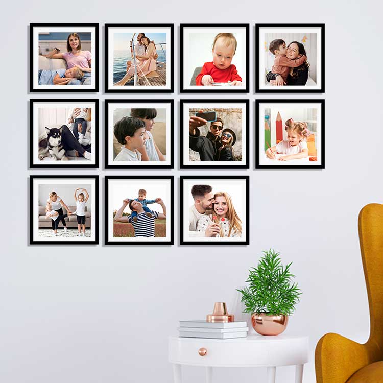 Yapışkanlı Sök Tak Klasik Kare Çerçeveler - 3'lü Paket - Görsel 5