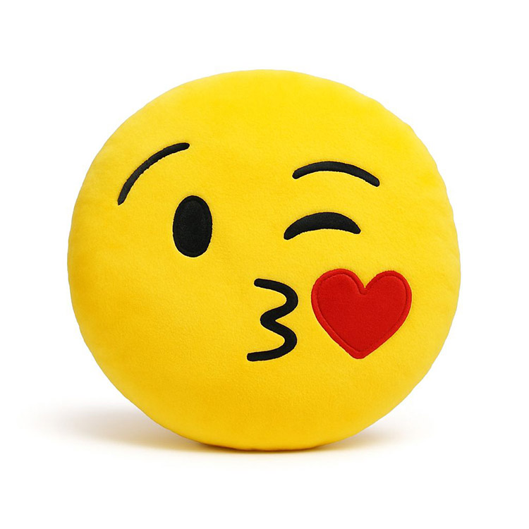 Yuvarlak Emojili Yastık Kılıfları - Görsel 4