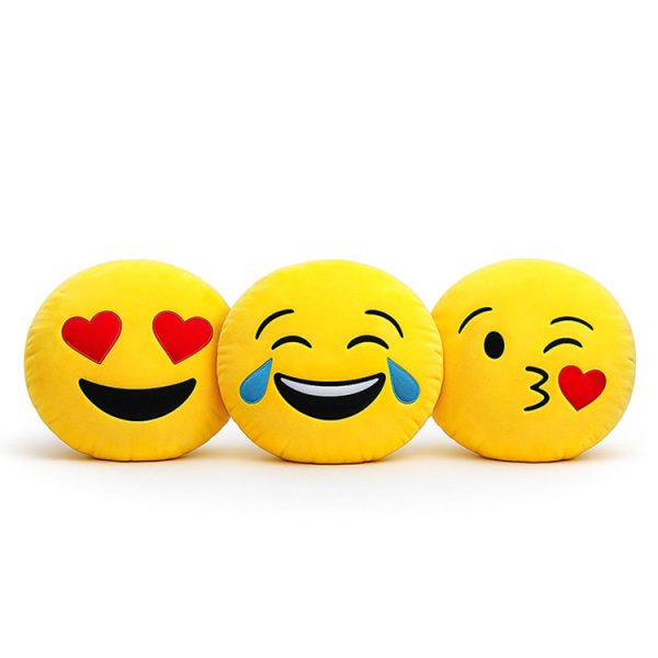 Yuvarlak Emojili Yastık Kılıfları